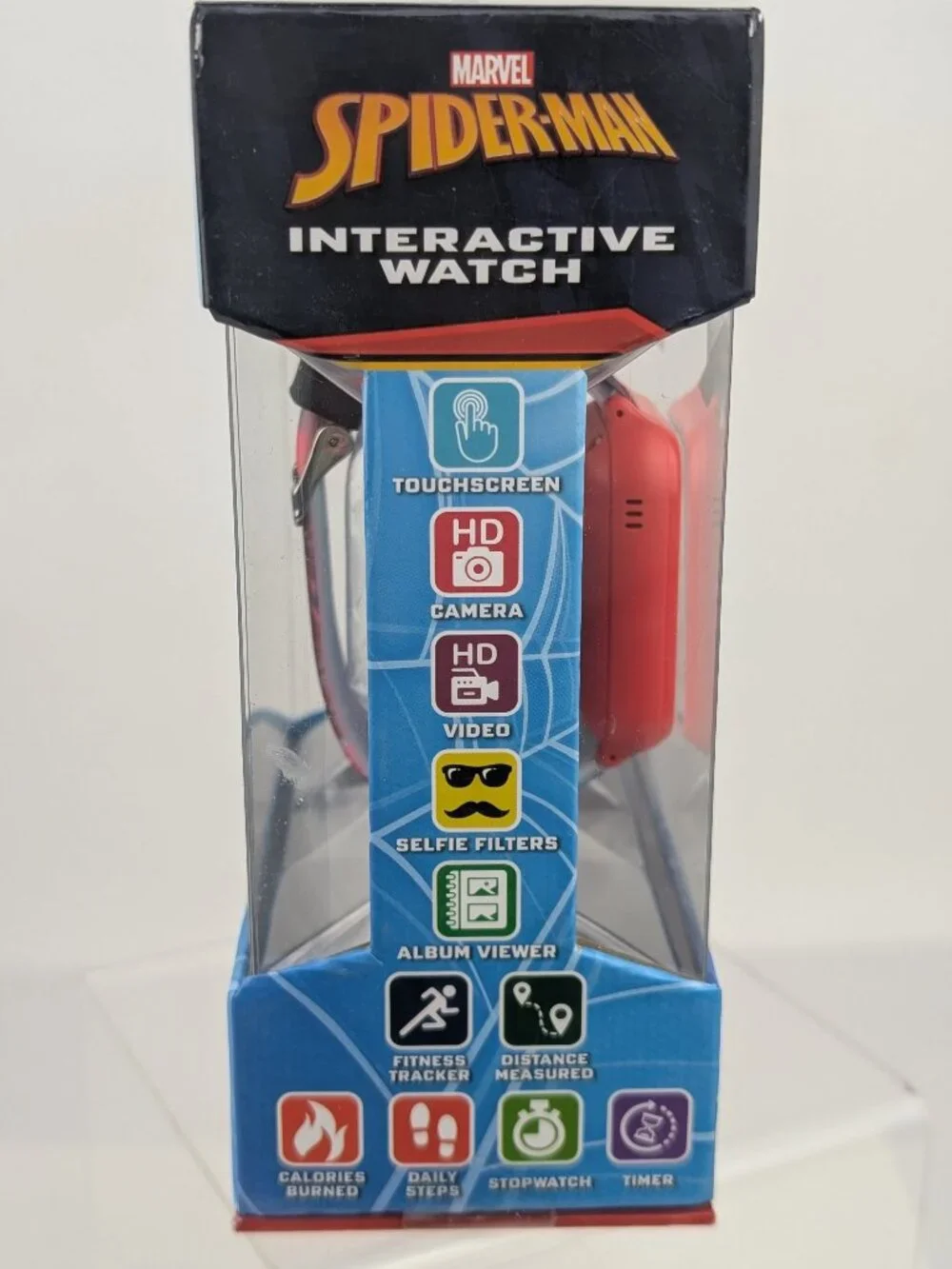 NEW - Marvel Spiderman Kids Interactive Smart Watch 26 Games Camera & Music